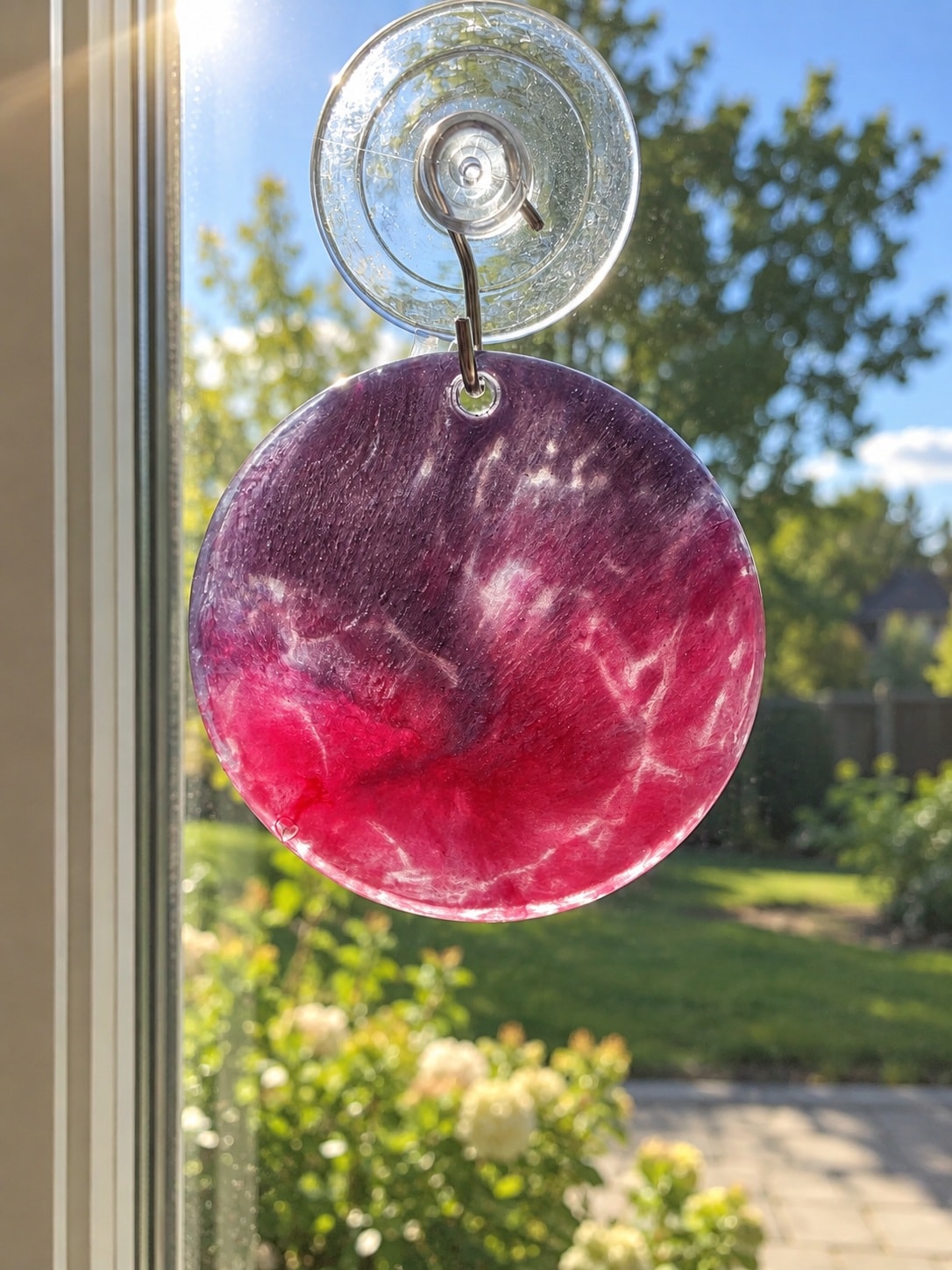 Cotton Candy Swirl Suncatcher